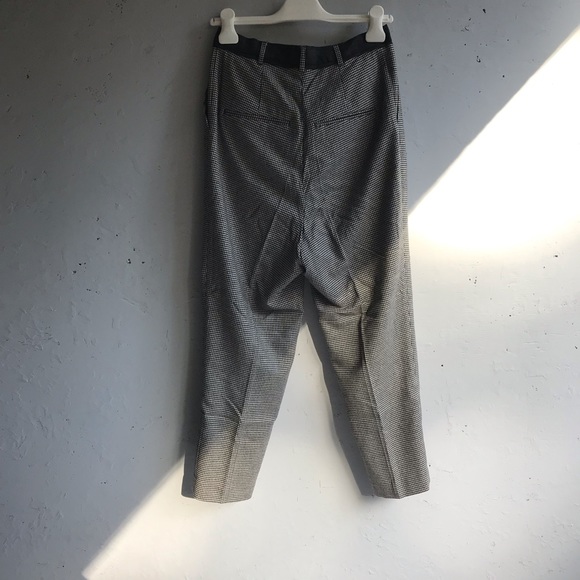 gingham high waisted trousers - Picture 11 of 16